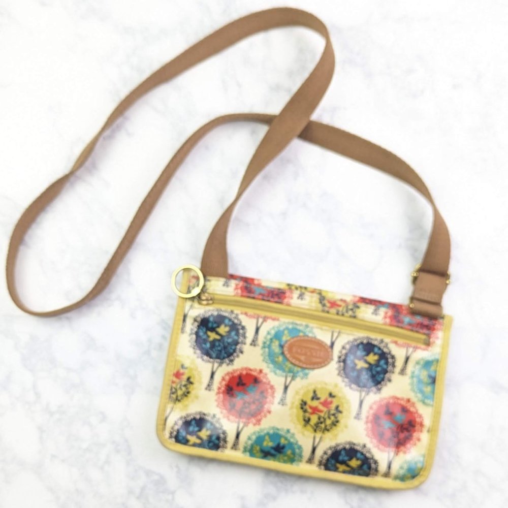 Fossil Crossbody Bag With Tree Print - image 3